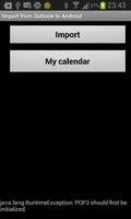 Calendar Outlook to Android poster