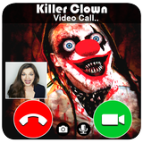 Video Call Scary Clown أيقونة