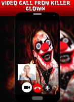 Video Call Scary Clown Affiche