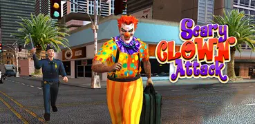 Scary Clown Attack Simulator 3D - Crime City 2018