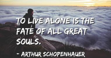 Schopenhauer Quotes-poster