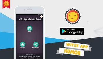 witze app schwarzer humor Affiche