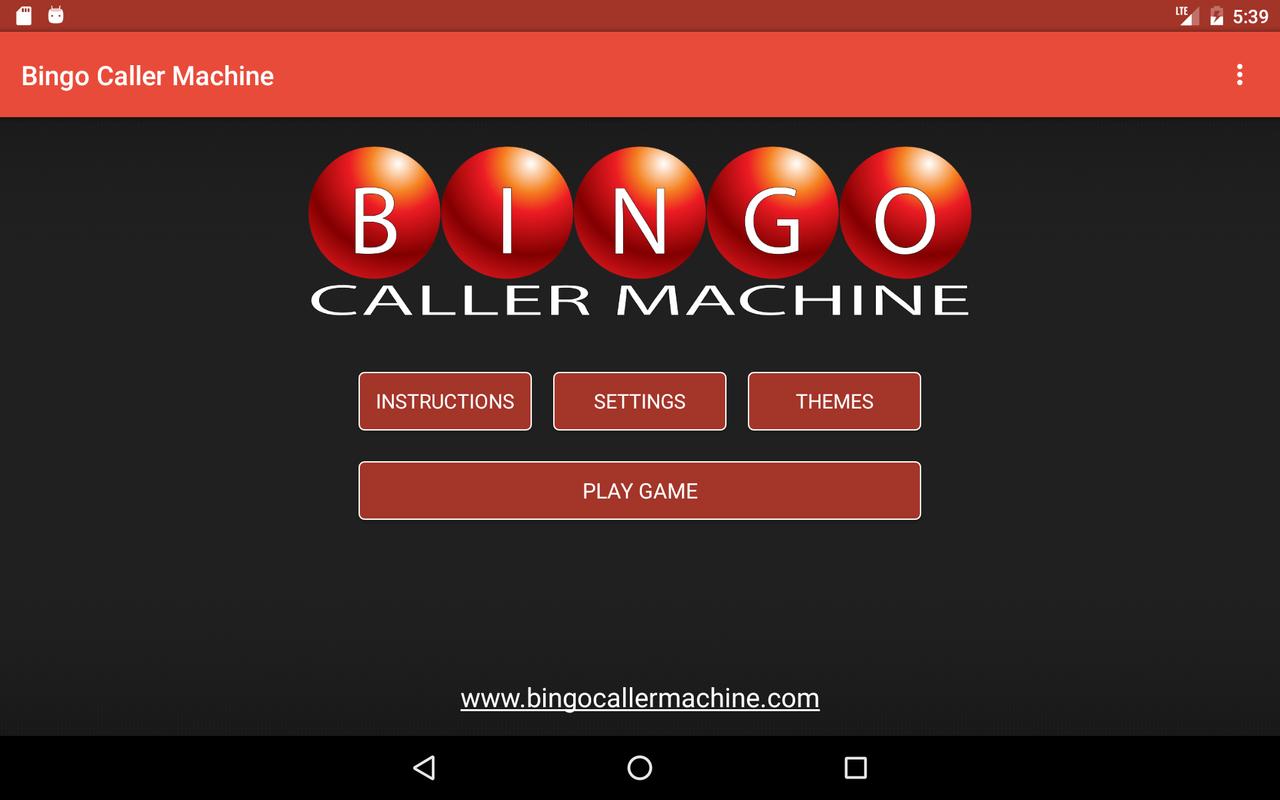 Bingo Caller Machine (free Bingo Calling App) APK Download ...