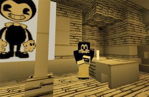 Horror Bendy map for mcpe - part 3 screenshot 1