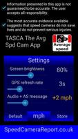 Poster !TASCA Free average speed camera app