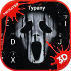 Scream Ghost Face 3D Theme&Emoji Keyboard ícone