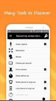 Screen Recording - Screen Recorder No Root الملصق