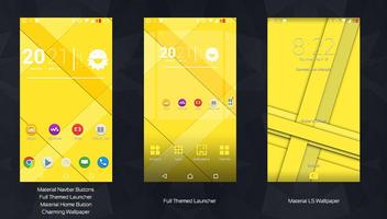 MaTeRiaL Yellow Theme JB постер