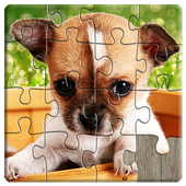 Dogs Jigsaw Puzzles Game - For Kids & Adults ๐ถ icon Dogs Jigsaw Puzzles Game - For Kids & Adults ๐ถ icon