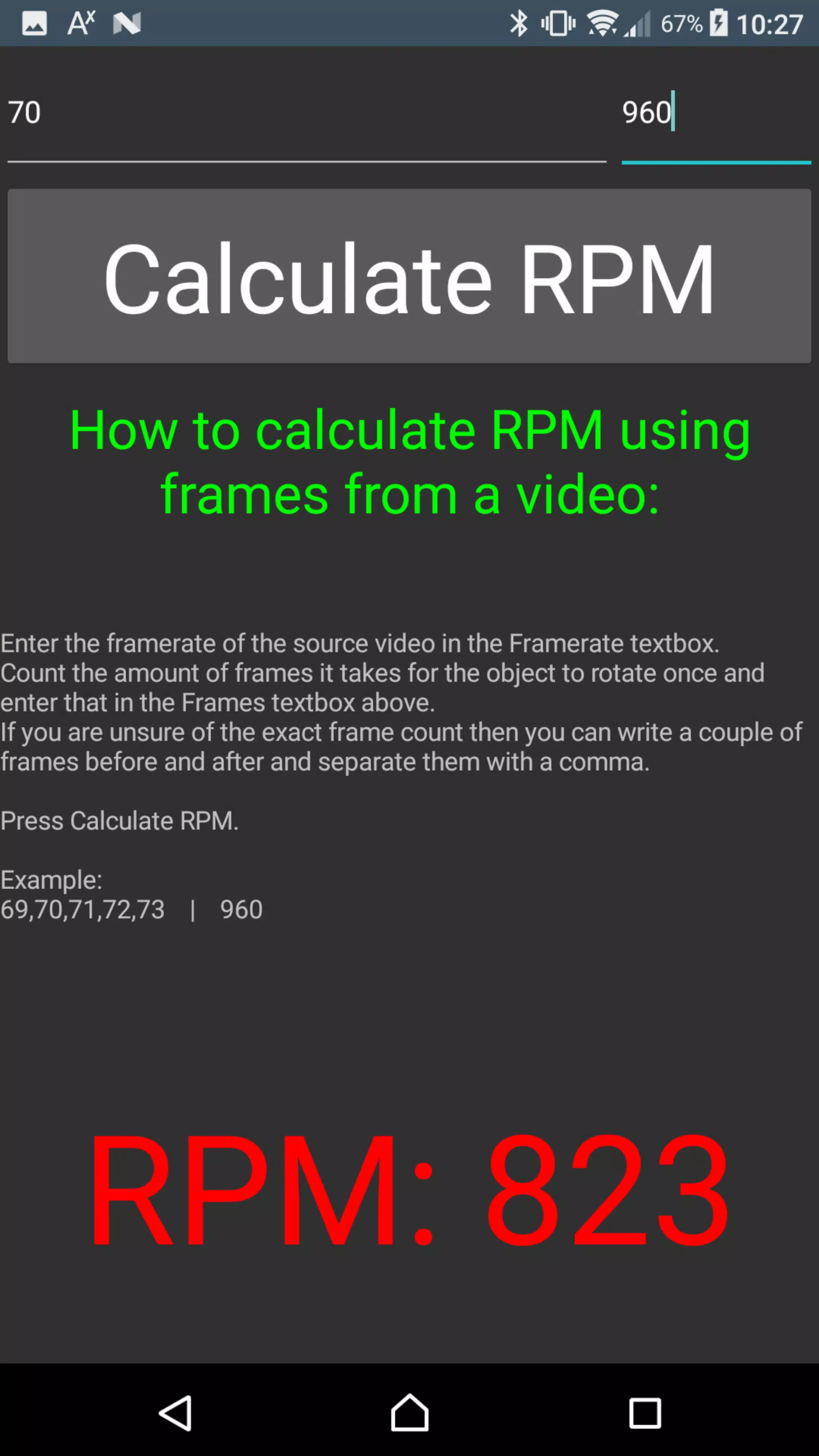 HOW TO CALCULATE  RPM 