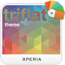 XPERIA™ Triflat Theme APK