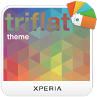 XPERIA™ Triflat Theme ícone