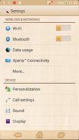 XPERIA™ Woody Theme 截图 3