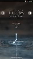 XPERIA™ Blue Water Theme Affiche