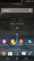 XPERIA™ Blue Water Theme 截图 1