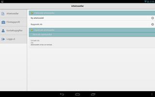 Digital Arbetssedel - Hogia screenshot 1