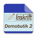 Inskrift Demobutik 2