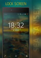 SEA SUNSET Xperia Theme imagem de tela 1