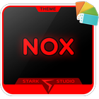 NOX RED Xperia Theme icône