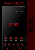 NOX RED Xperia Theme Affiche