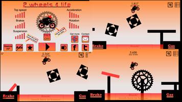 Free bike game:2 wheels 4 life постер