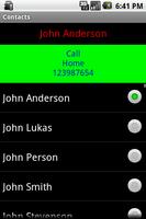 Contacts screenshot 1