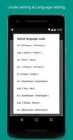 Language Changer & Set Locale Language for Android capture d'écran 1