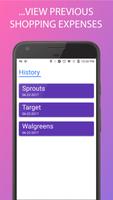 Shopping Expense Tracker capture d'écran 2