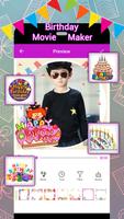 Birthday Movie Maker syot layar 3