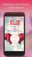 Birthday Party Invitation Card Maker स्क्रीनशॉट 1