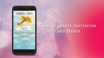 Farewell Party Invitation Card Maker Affiche