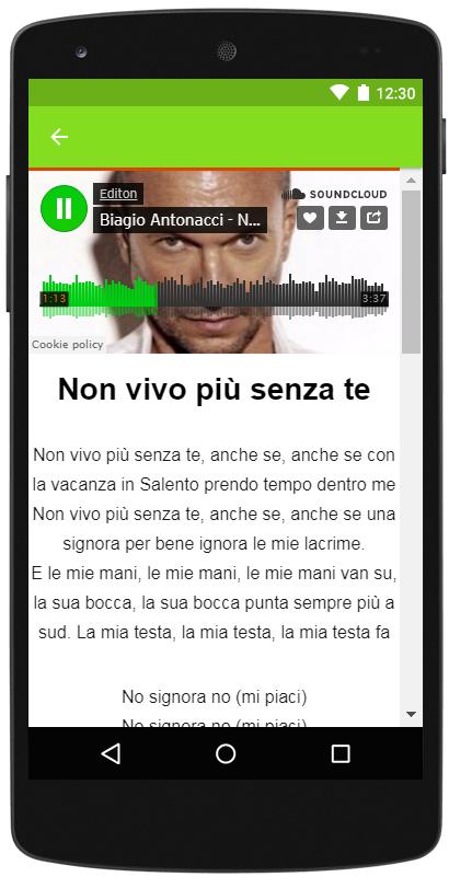antonacci biagio di lei pazzo scaricare