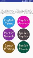 Learn English Grammar-Part of Speak-Tenses Affiche