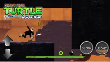 Turtles Shadow Ninja Sewer Run Cartaz