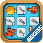 Kids Memory Game - Sea Animals icône