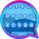 Sea Blue Theme&Emoji Keyboard APK