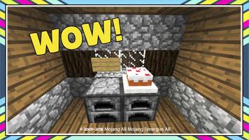 Placeable food mod for Minecraft syot layar 2