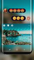 Blue Sea Input Cape Scenery Tema постер