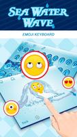 Sea Water Wave  Theme&Emoji Keyboard تصوير الشاشة 3