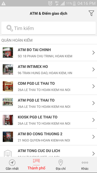 SeABank ATM & Điểm GD screenshot 1