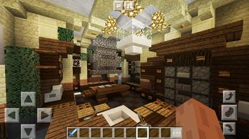 New Wonderful Mansion. Map for MCPE captura de pantalla 3