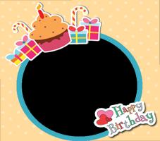 Happy Birthday Song & Photo الملصق