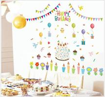 Birthday Song Photo & Ballons Affiche