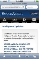 برنامه‌نما SecurAssist Mobile عکس از صفحه