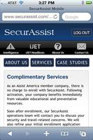 برنامه‌نما SecurAssist Mobile عکس از صفحه