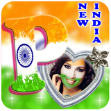 Indian Flag Letter Photo Maker icône