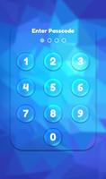 App Lock Theme - Blue captura de pantalla 1