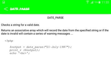 PHP Functions Reference (free) স্ক্রিনশট 2