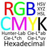 Color rgb hex cmyk hsv xyz