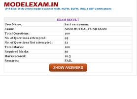 ModelExam.in (NISM, NCFM) capture d'écran 3